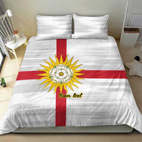 Yorkshire Heritage Personalized Bedding Set West Yorkshire White Rose - Wonder Print Shop