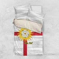 Yorkshire Heritage Personalized Bedding Set West Yorkshire White Rose - Wonder Print Shop