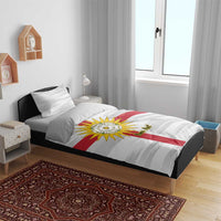 Yorkshire Heritage Personalized Bedding Set West Yorkshire White Rose - Wonder Print Shop