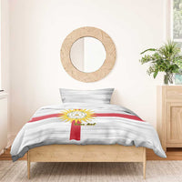 Yorkshire Heritage Personalized Bedding Set West Yorkshire White Rose - Wonder Print Shop