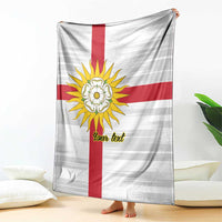 Yorkshire Heritage Personalized Blanket West Yorkshire White Rose - Wonder Print Shop
