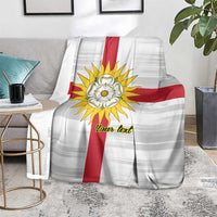 Yorkshire Heritage Personalized Blanket West Yorkshire White Rose - Wonder Print Shop