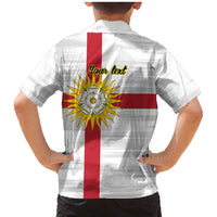 Yorkshire Heritage Personalized Family Matching Mermaid Dress and Hawaiian Shirt West Yorkshire White Rose - Wonder Print Shop