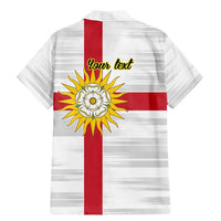 Yorkshire Heritage Personalized Family Matching Mermaid Dress and Hawaiian Shirt West Yorkshire White Rose - Wonder Print Shop