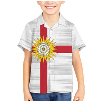 Yorkshire Heritage Personalized Family Matching Mermaid Dress and Hawaiian Shirt West Yorkshire White Rose - Wonder Print Shop