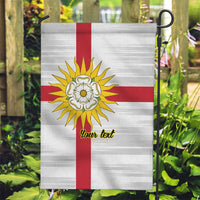 Yorkshire Heritage Personalized Garden Flag West Yorkshire White Rose - Wonder Print Shop