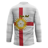 Yorkshire Heritage Personalized Hockey Jersey West Yorkshire White Rose - Wonder Print Shop