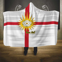 Yorkshire Heritage Personalized Hooded Blanket West Yorkshire White Rose - Wonder Print Shop