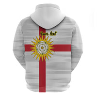 Yorkshire Heritage Personalized Hoodie West Yorkshire White Rose - Wonder Print Shop