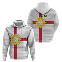 Yorkshire Heritage Personalized Hoodie West Yorkshire White Rose - Wonder Print Shop