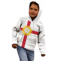 Yorkshire Heritage Personalized Kid Hoodie West Yorkshire White Rose - Wonder Print Shop