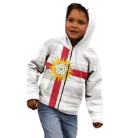 Yorkshire Heritage Personalized Kid Hoodie West Yorkshire White Rose - Wonder Print Shop