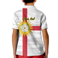 Yorkshire Heritage Personalized Kid Polo Shirt West Yorkshire White Rose - Wonder Print Shop