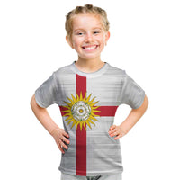 Yorkshire Heritage Personalized Kid T Shirt West Yorkshire White Rose - Wonder Print Shop