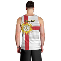 Yorkshire Heritage Personalized Men Tank Top West Yorkshire White Rose - Wonder Print Shop