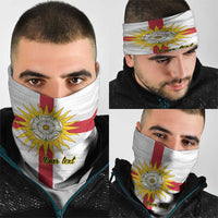 Yorkshire Heritage Personalized Neck Gaiter West Yorkshire White Rose - Wonder Print Shop