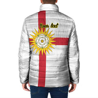 Yorkshire Heritage Personalized Padded Jacket West Yorkshire White Rose - Wonder Print Shop