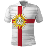 Yorkshire Heritage Personalized Polo Shirt West Yorkshire White Rose - Wonder Print Shop