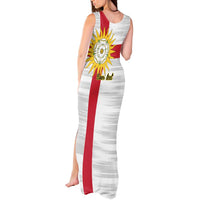 Yorkshire Heritage Personalized Tank Maxi Dress West Yorkshire White Rose - Wonder Print Shop