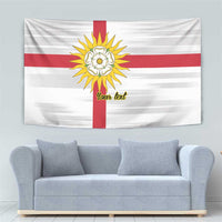 Yorkshire Heritage Personalized Tapestry West Yorkshire White Rose - Wonder Print Shop
