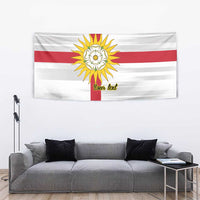 Yorkshire Heritage Personalized Tapestry West Yorkshire White Rose - Wonder Print Shop