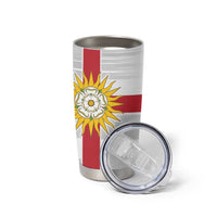 Yorkshire Heritage Personalized Tumbler Cup West Yorkshire White Rose - Wonder Print Shop