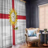 Yorkshire Heritage Personalized Window Curtain West Yorkshire White Rose - Wonder Print Shop