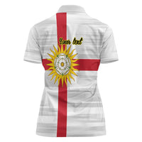 Yorkshire Heritage Personalized Women Polo Shirt West Yorkshire White Rose - Wonder Print Shop