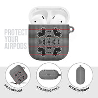 Charcoal Black Hearts Crown Traditional Geometry AirPods Case Seanamarena Basotho Blanket Inspired