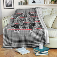 Charcoal Black Hearts Crown Traditional Geometry Blanket Seanamarena Basotho Blanket Inspired