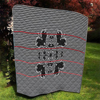 Charcoal Black Hearts Crown Traditional Geometry Quilt Seanamarena Basotho Blanket Inspired