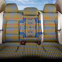 Cobalt Blue Hearts Crown Traditional Geometry Back Car Seat Cover Seanamarena Basotho Blanket Inspired