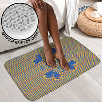 Cobalt Blue Hearts Crown Traditional Geometry Bathroom Set Seanamarena Basotho Blanket Inspired