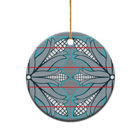 Cobalt Blue Khotso Mojalefa Poone Ceramic Ornament Basotho Khotso Blanket Inspired