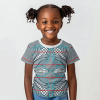 Cobalt Blue Khotso Mojalefa Poone Kid T shirt Basotho Khotso Blanket Inspired