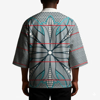 Cobalt Blue Khotso Mojalefa Poone Kimono Basotho Khotso Blanket Inspired