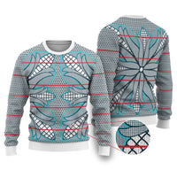 Cobalt Blue Khotso Mojalefa Poone Ugly Christmas Sweater Basotho Khotso Blanket Inspired