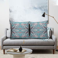 Cobalt Blue Khotso Mojalefa Poone Pillow Cover Basotho Khotso Blanket Inspired