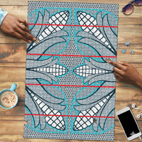 Cobalt Blue Khotso Mojalefa Poone Puzzle Basotho Khotso Blanket Inspired