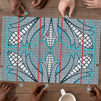Cobalt Blue Khotso Mojalefa Poone Puzzle Basotho Khotso Blanket Inspired