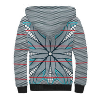 Cobalt Blue Khotso Mojalefa Poone Sherpa Hoodie Basotho Khotso Blanket Inspired