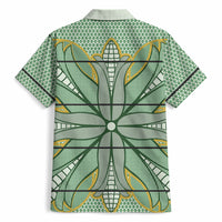 Emerald Green Khotso Mojalefa Poone Hawaiian Shirt Basotho Khotso Blanket Inspired