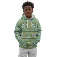 Emerald Green Khotso Mojalefa Poone Kid Hoodie Basotho Khotso Blanket Inspired