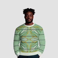 Emerald Green Khotso Mojalefa Poone Ugly Christmas Sweater Basotho Khotso Blanket Inspired