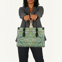 Emerald Green Khotso Mojalefa Poone Leather Bag Basotho Khotso Blanket Inspired