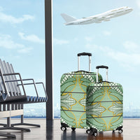 Emerald Green Khotso Mojalefa Poone Luggage Cover Basotho Khotso Blanket Inspired