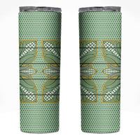 Emerald Green Khotso Mojalefa Poone Skinny Tumbler Basotho Khotso Blanket Inspired