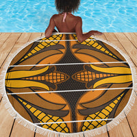 Old Gold Khotso Mojalefa Poone Beach Blanket Basotho Khotso Blanket Inspired