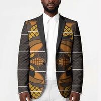Old Gold Khotso Mojalefa Poone Blazer Basotho Khotso Blanket Inspired