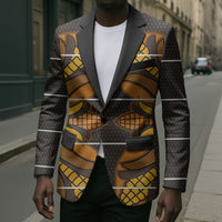 Old Gold Khotso Mojalefa Poone Blazer Basotho Khotso Blanket Inspired